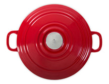 BK Cazuela Bourgogne Chili Red Hierro Fundido ø 28 cm / 6.7 litros - revestimiento antiadherente esmaltado