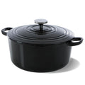 BK Cacerola Bourgogne Jet Black Hierro Fundido ø 24 cm / 4.2 litros - revestimiento antiadherente esmaltado