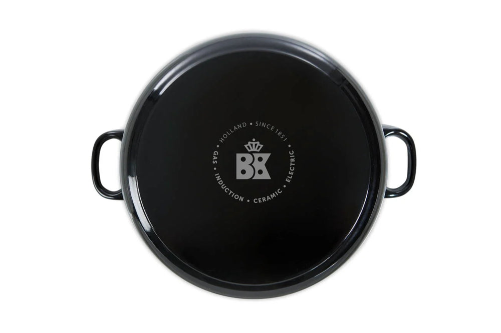 BK Cacerola Bourgogne Jet Black Hierro Fundido ø 24 cm / 4.2 litros - revestimiento antiadherente esmaltado