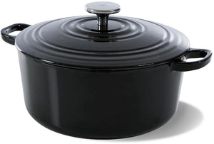 BK Cazuela Bourgogne Jet Black Hierro Fundido ø 28 cm / 6.7 litros - revestimiento antiadherente esmaltado
