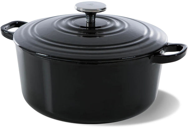 BK Cazuela Bourgogne Jet Black Hierro Fundido ø 28 cm / 6.7 litros - revestimiento antiadherente esmaltado