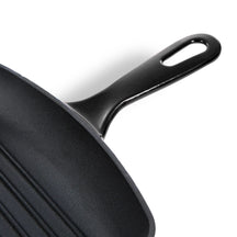 BK Sartén Grill Bourgogne Jet Black Hierro Fundido 26 x 26 cm - capa antiadherente esmaltada