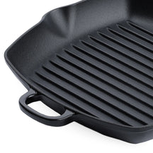 BK Sartén Grill Bourgogne Jet Black Hierro Fundido 26 x 26 cm - capa antiadherente esmaltada