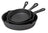 Set de sartenes Blackwell Skillets de hierro fundido 3 piezas ø 16, 20 y 25 cm - apto para todas las fuentes de calor - sin recubrimiento antiadherente