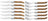 Cubiertos para steak Blackwell Laguiole - Cuchillos y tenedores para steak - Madera de olivo - 12 unidades