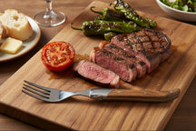 Cubiertos para steak Blackwell Laguiole - Cuchillos y tenedores para steak - Madera de olivo - 12 unidades