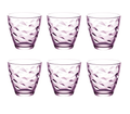 Vasos Bormioli Rocco Flora - Rosa - 250 ml - 6 piezas