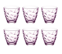 Vasos Bormioli Rocco Flora - Rosa - 250 ml - 6 piezas