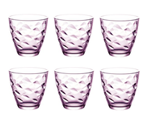 Vasos Bormioli Rocco Flora - Rosa - 250 ml - 6 piezas