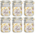 Tarros Weck Bormioli Rocco Fido 11 x 11 cm / 1 litro - 6 unidades