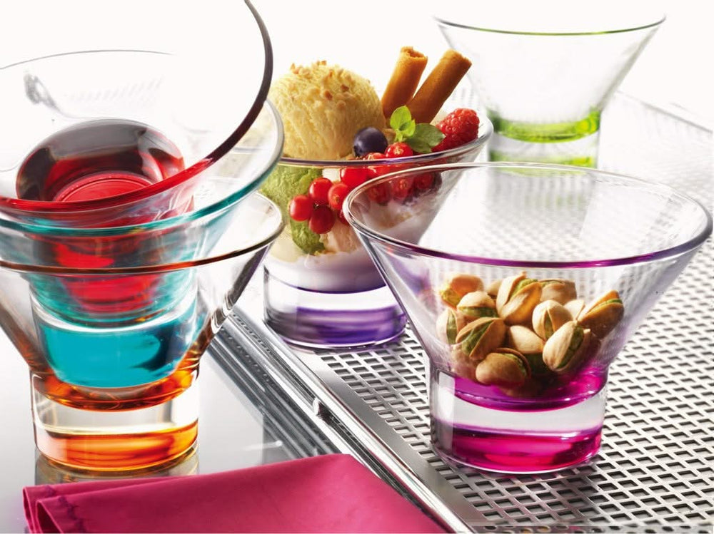 Bormioli Rocco Copas de helado - Vasos para sorbete - Ypsilon - 375 ml - 2 piezas
