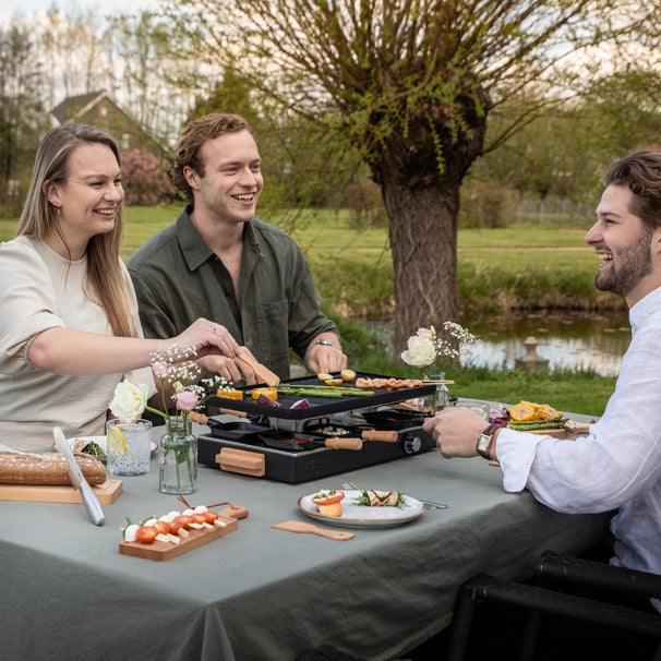 Boska Raclette Party - 8 personas - 1700 W - revestimiento antiadherente cerámico