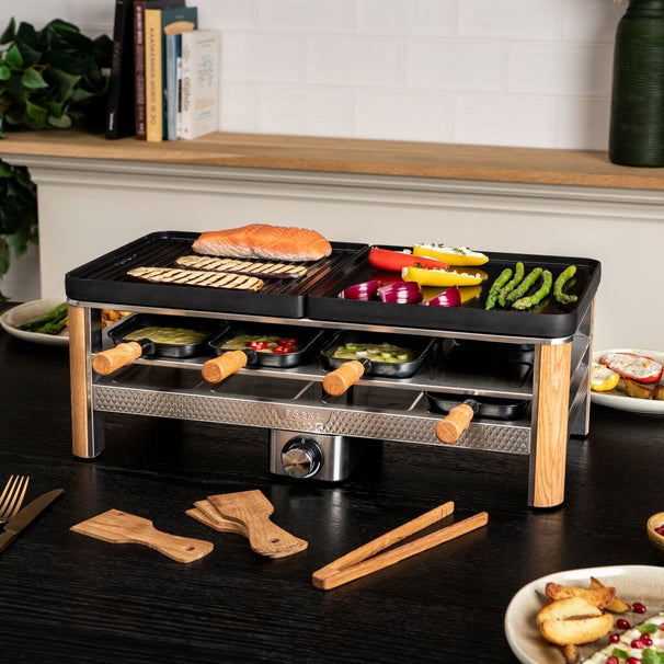 Boska Raclette Pro - 8 personas - 1800 W - revestimiento antiadherente cerámico