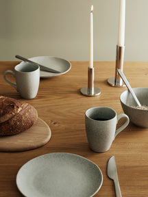 Broste Copenhagen Juego de desayuno Nordic Marsh 12 piezas / 4 personas - 4 platos para desayuno, 4 cuencos y 4 tazas