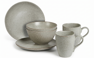 Broste Copenhagen Juego de desayuno Nordic Marsh 6 piezas / 2 personas - 2 platos para desayuno, 2 cuencos y 2 tazas