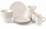Broste Copenhagen Juego de desayuno Nordic Vanilla 12 piezas / 4 personas - 4 platos para desayuno, 4 cuencos y 4 tazas