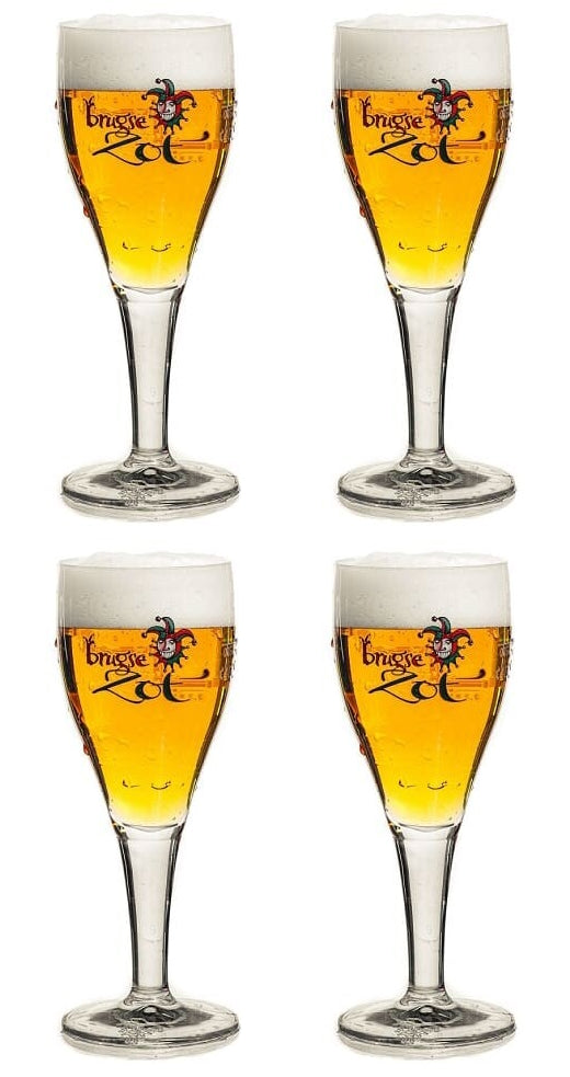Vasos de cerveza Brugse Zot 330 ml - 4 piezas