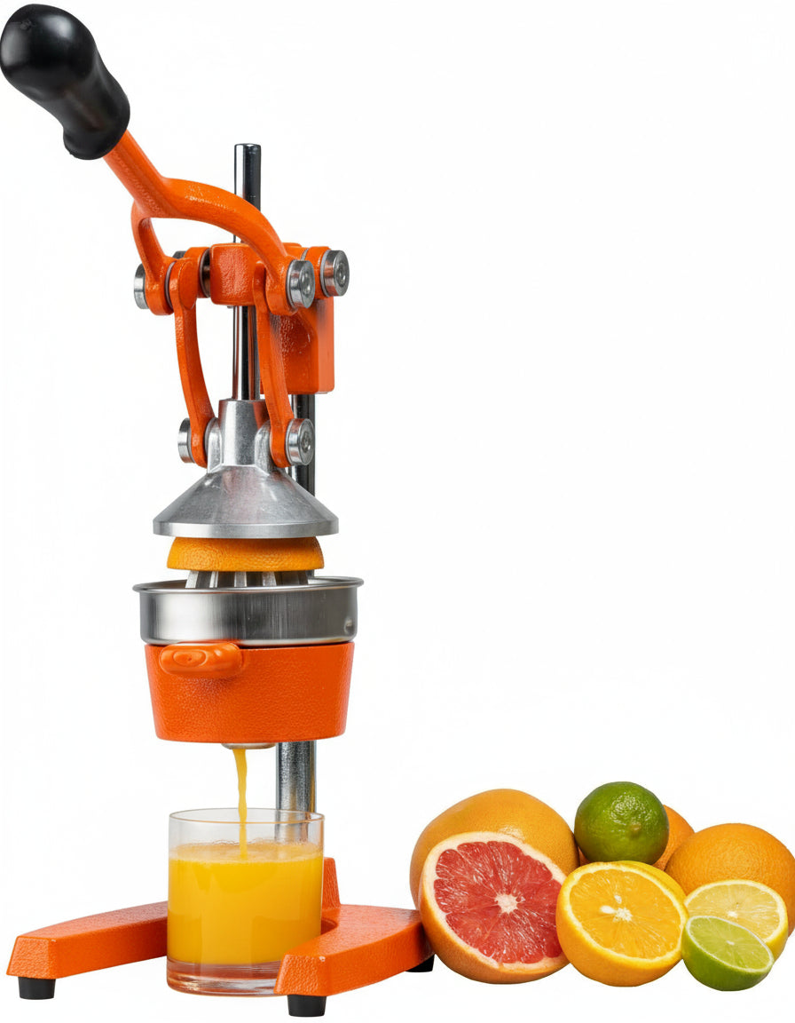 Exprimidor de cítricos Cookinglife - Hierro fundido - Modelo palanca - Naranja