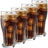 Vasos Coca Cola - Vasos longdrink - Vasos para refrescos - Tapa crown cap - 350 ml - 4 unidades