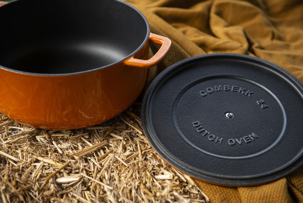 Combekk Braadpan Gietijzer Orange ø 28 cm / 5.3 Liter - sfeerbeeld 1