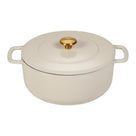 Combekk Braadpan met deksel Gietijzer Sand ø 24 cm / 3.8 Liter