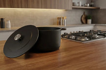 Combekk Braadpan met deksel Gietijzer Zwart ø 32 cm / 12 Liter - sfeerbeeld 2