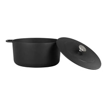 Combekk Braadpan met deksel Gietijzer Zwart ø 32 cm / 12 Liter - open