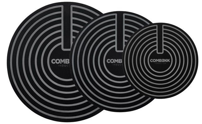 Combekk protector de placa de inducción / Alfombrillas de Inducción – ø 18 / 24 / 28 cm - 3 piezas
