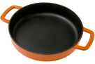Combekk Koekenpan Skillet met 2 grepen Gietijzer Orange ø 24 cm