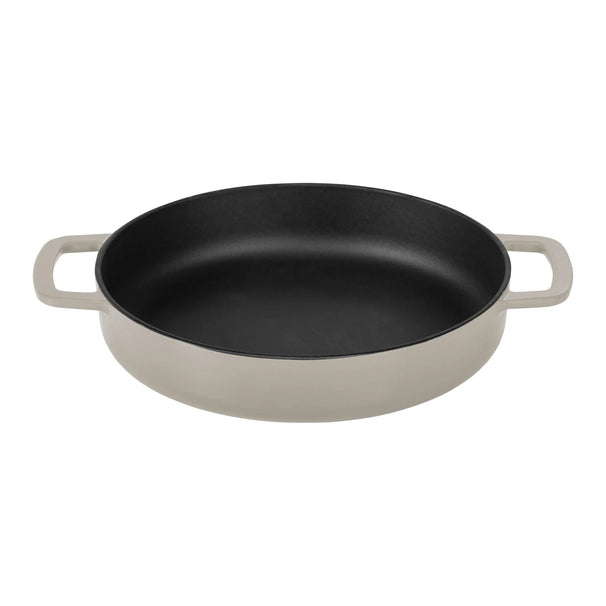 Combekk Sartén con 2 asas de hierro fundido Sand ø 24 cm - revestimiento antiadherente esmaltado