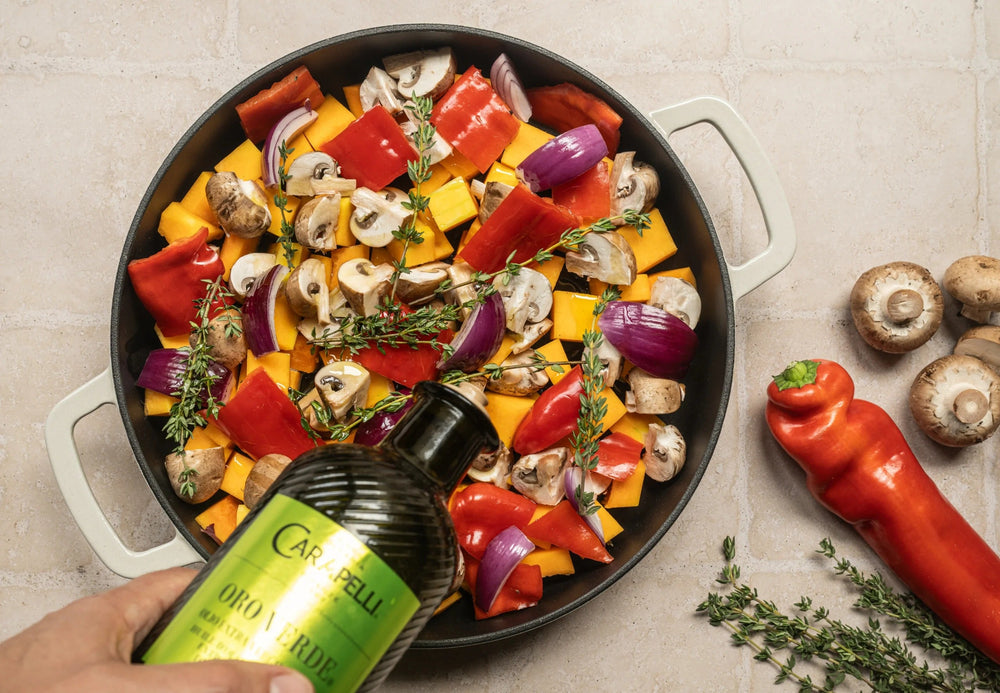 Combekk Koekenpan Skillet met 2 grepen Gietijzer Sand ø 24 cm - sfeerbeeld 1