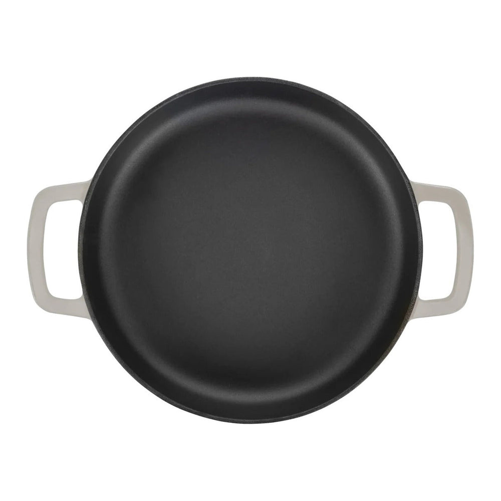 Combekk Koekenpan Skillet met 2 grepen Gietijzer Sand ø 24 cm - binnenkant