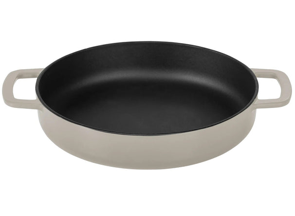 Combekk Sartén con 2 asas Hierro Fundido Sand ø 28 cm - revestimiento antiadherente esmaltado