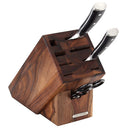 Continenta Bloque de cuchillos con ranura para tijeras - Madera de acacia - sin cuchillos