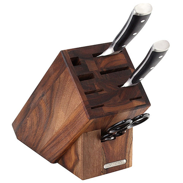 Continenta Bloque de cuchillos con ranura para tijeras - Madera de acacia - sin cuchillos