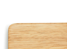 Continenta Houten Snijplank - Rubberhout - 24 x 15 cm - detail 1