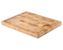 Continenta Tabla de Cortar de Madera con Canal de Jugo - Madera de Hule - 37 x 29 cm