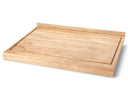 Continenta Tabla de Cortar de Madera con Canal de Jugo - Madera de Caucho - 62 x 46.5 cm