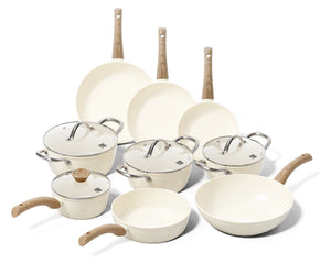 Cook & Pan Pannenset Go Ivory Crème 9-delig