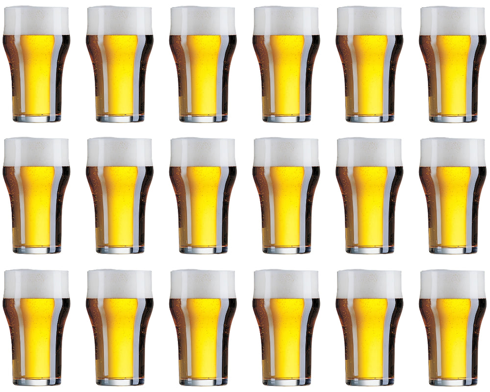 Cookinglife Copas de Cerveza Inglesas Nonic 340 ml - 18 piezas