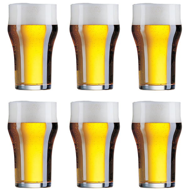 Cookinglife Copas de Cerveza Inglesas Nonic 340 ml - 6 piezas