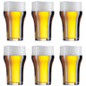 Cookinglife Copas de Cerveza Inglesas Nonic 340 ml - 6 piezas
