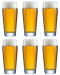 Cookinglife vaso de cerveza alemán Willybecher 330 ml - 6 piezas