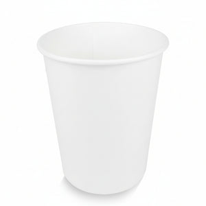 Cookinglife Vasos de cartón para café 230 ml - Blanco - 50 unidades