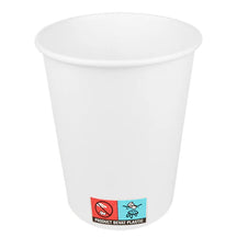 Cookinglife Vasos de cartón para café 230 ml - Blanco - 50 unidades