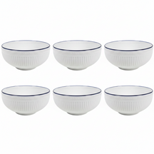 Cookinglife Tazones de sopa / cuencos Whitmore ø 15.5 cm - 6 unidades