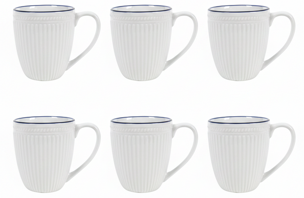 Cookinglife Tazas Whitmore 350 ml - 6 unidades
