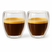 Cookinglife Vasos de espresso de doble pared Pumpkin 80 ml - 2 unidades