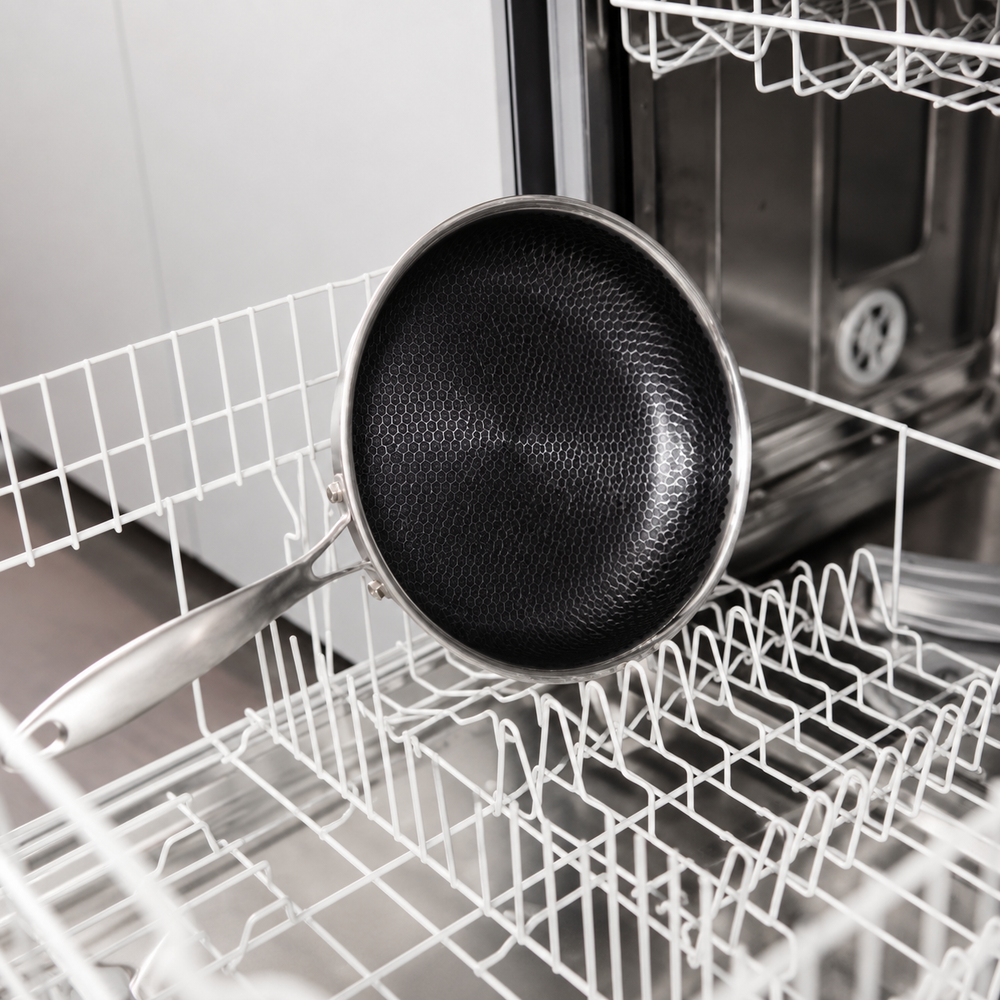 Sartén Cookinglife HexaCook - Sartén híbrida ø 28 cm - ANTIADHERENTE - apta para todas las fuentes de calor - recubrimiento antiadherente cerámico