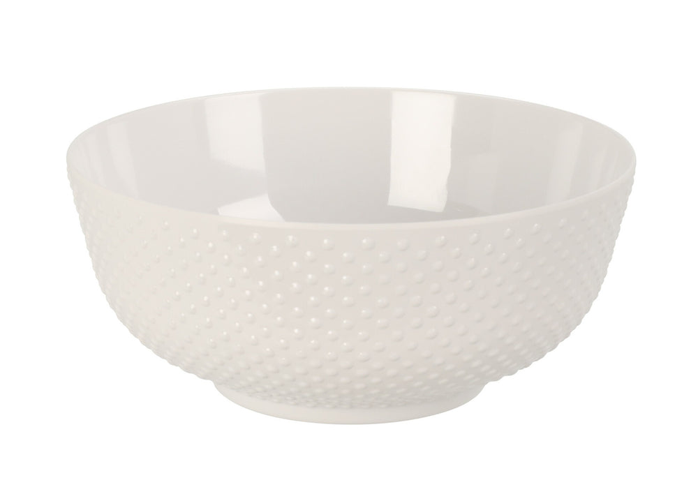 Cookinglife Tazones para Sopa / Cuencos - CampVibe - Exterior - Plástico - Irrompibles - Blanco ø 16.8 cm - 4 piezas